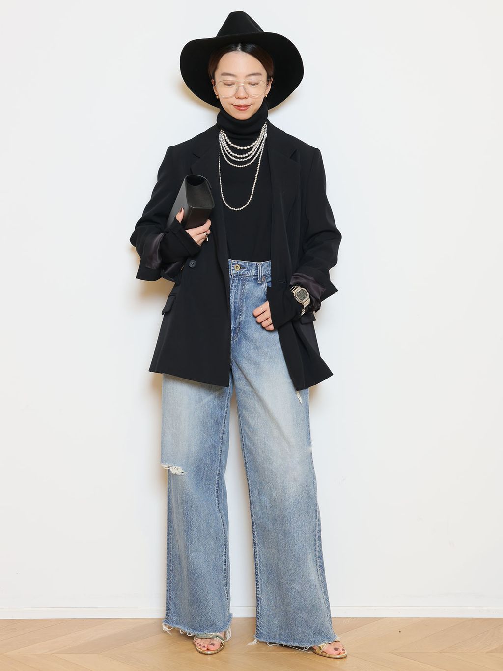 Essential ジャケットのコーディネートスナップ（HASE）｜MUSE de