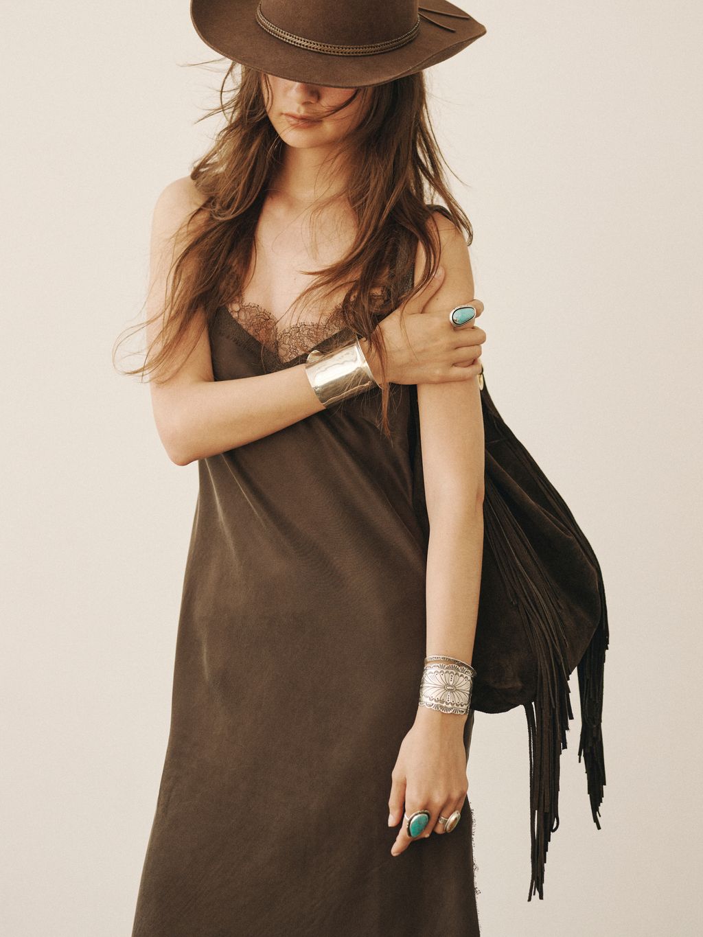 予約》Lace Camisole ドレスのコーディネートスナップ（Deuxieme