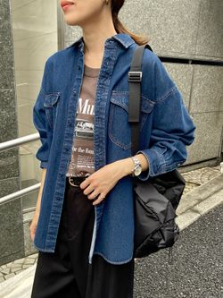 WEB限定/追加》LE DENIM BDUデニムシャツのコーディネートスナップ