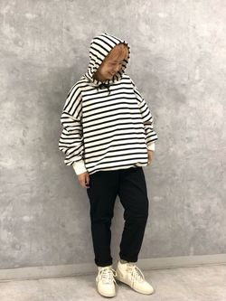 ジャーナルスタンダードラックス | ロージャージー パーカ journal standard luxeのコーディネートスナップ（E.M）｜journal