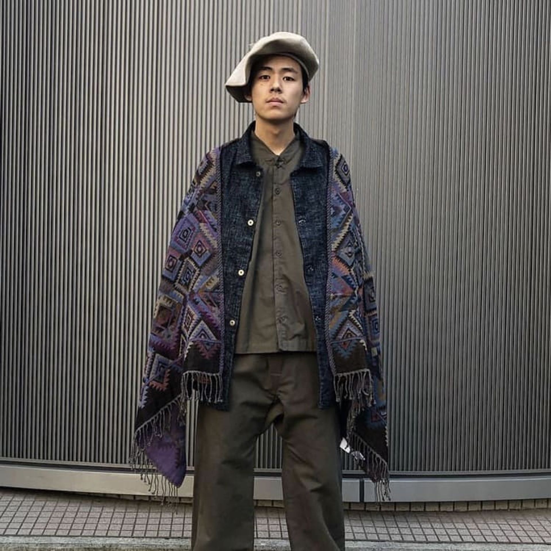 NANAMICA / ナナミカ 417別注 バンドカラーシャツジャケットの