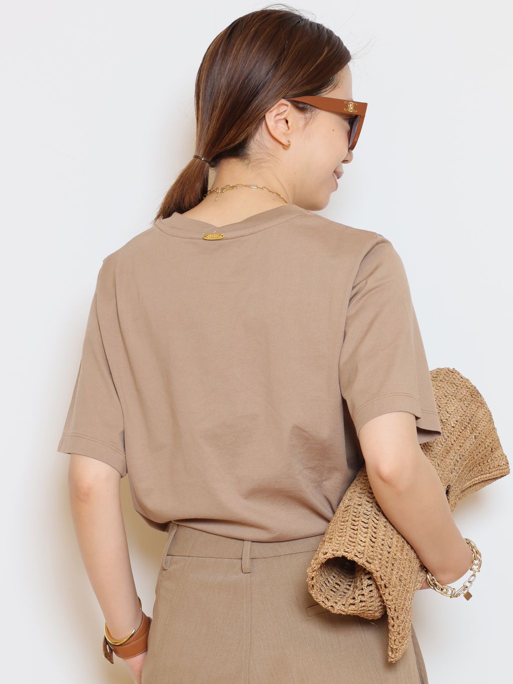 Mme.CREW Tシャツのコーディネートスナップ（HASE）｜MUSE de Deuxieme