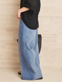 le / ル NATURAL COTTON SHIRRING ブラウスのコーディネートスナップ