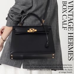 極美品◆HERMES エルメス◆ シェーヌダンクル 本革 レザーグローブ箱付き HERMES エルメス シェーヌダンクル グローブ 黒 7 5 箱袋付 1056