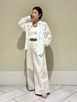バックアシメチノ（チノパンツ）｜Spick & Span（スピック＆スパン）の