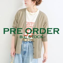PRE ORDER｜今年もリネン混シアーカーディガンが予約START！｜B.C