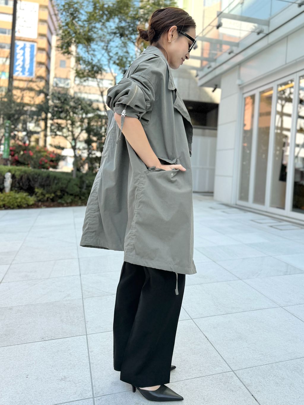 LAppartement アパルトモンLISIERE CHECK W COAT L'appartement