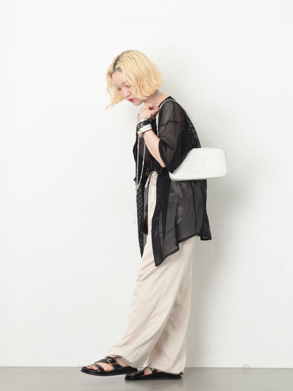 【CELINEセリーヌ袋帯】総本絞り和洋融合モダンスタイル振袖フルセット CELINE/セリーヌ】 Cuir triomphe camera bagのコーディネートスナップ
