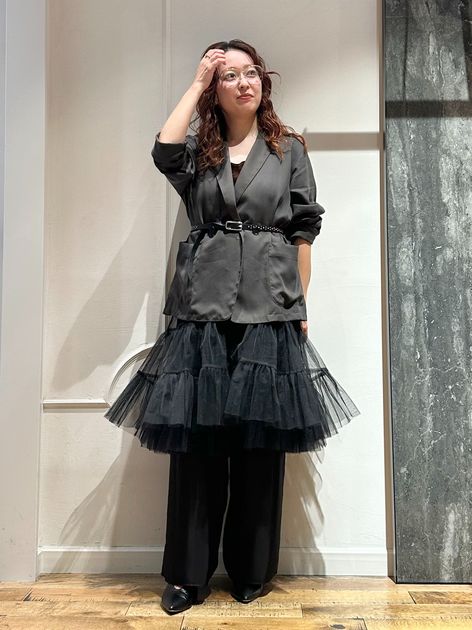IENA LA BOUCLE シアーラメニットプルオーバーのコーディネート
