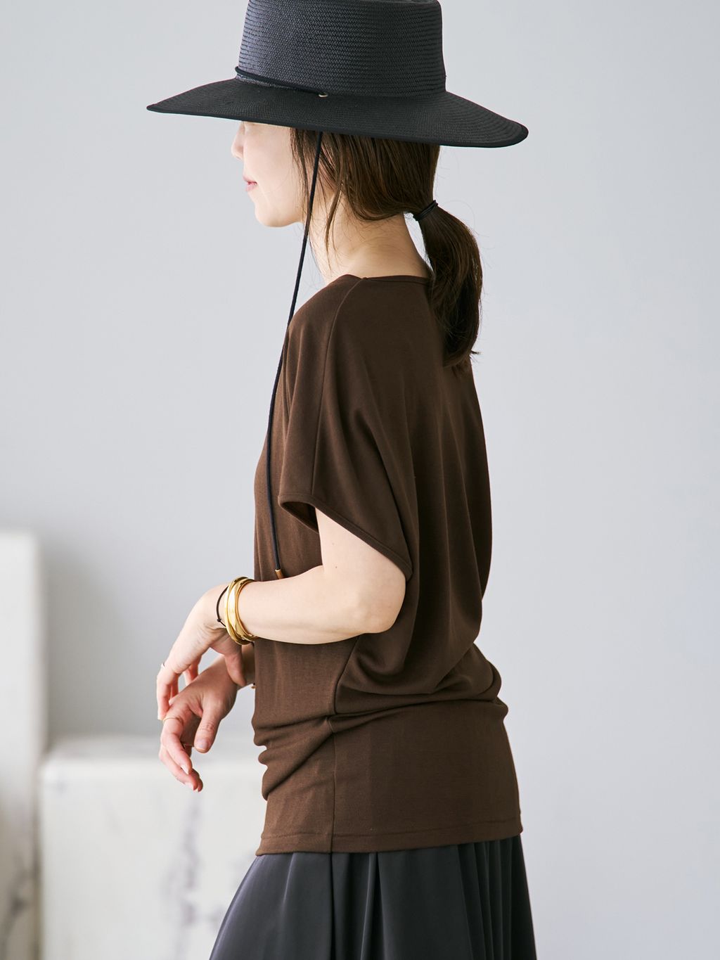 Jersey Tunic プルオーバーのコーディネートスナップ（yoshie）｜Plage