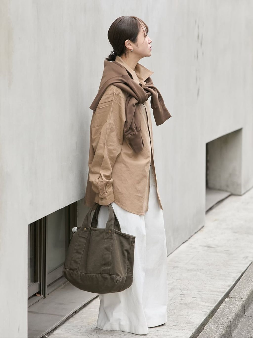 予約》別注【ARMY TWILL/アーミーツイル】Cotton Linen Utility shの