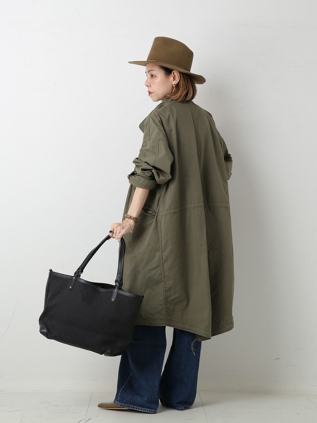VINTAGE GUCCI/グッチ】トートバッグ gg canvasのコーディネート