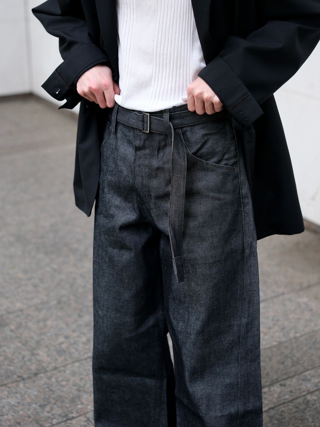 セットアップ ATON WOOL TROPICAL ATON（エイトン）WOOL TROPICAL TAILORED JACKETのコーディネート