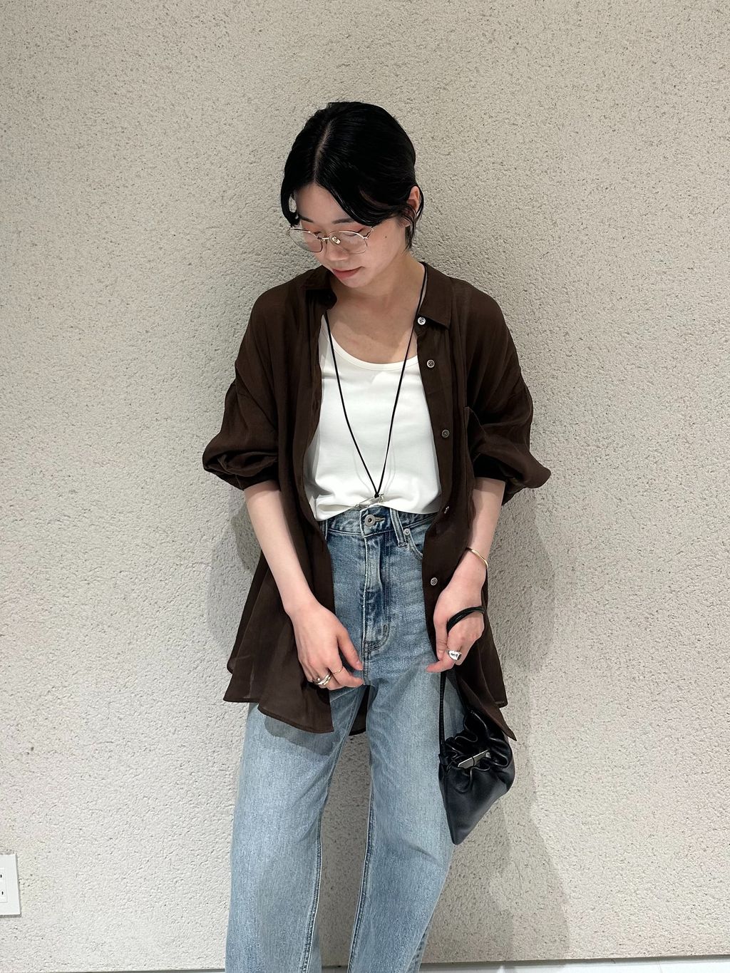RAMIE LYOCELL VOLUME シャツのコーディネートスナップ（hina）｜Plage