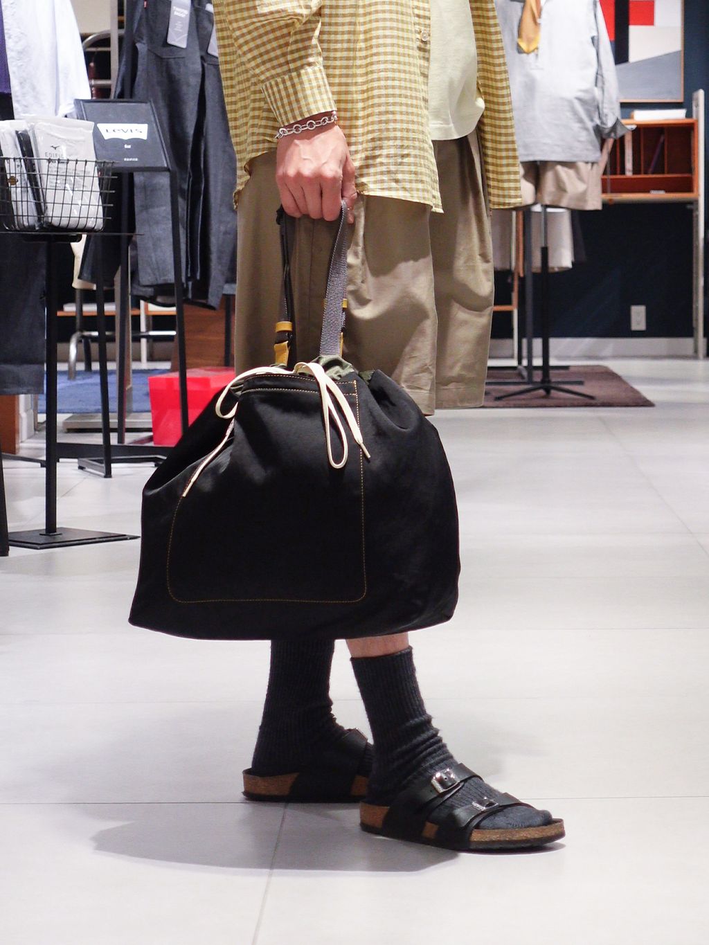 AURALEE (オーラリー) AIRLY LIGHT COTTON CHECK BIG シャツの