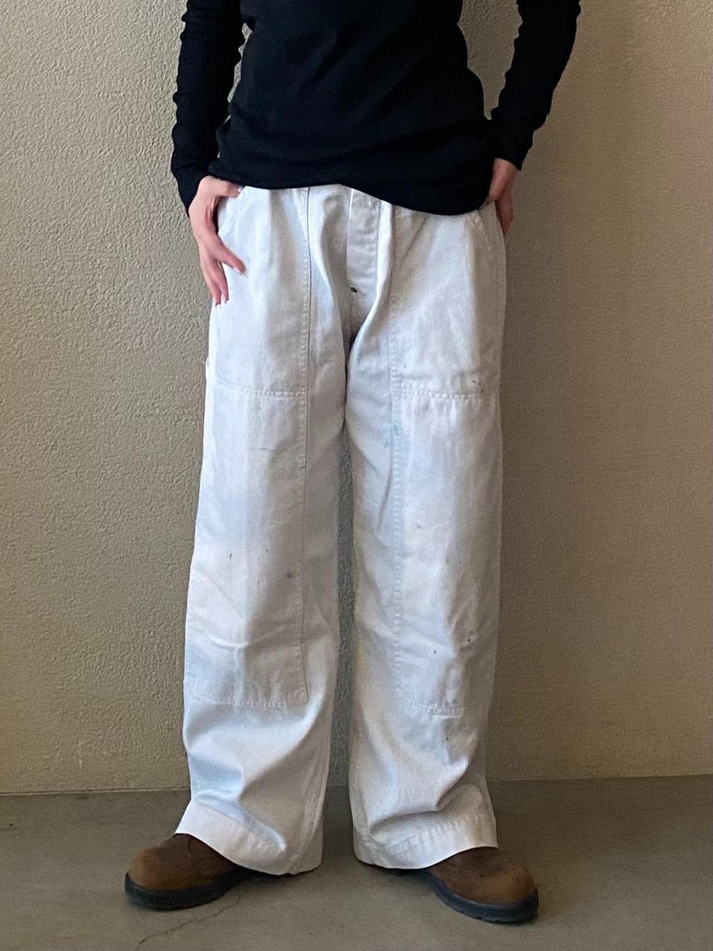 chimala】 DOUBLE KNEE PAINTER PANTSのコーディネートスナップ（A.S