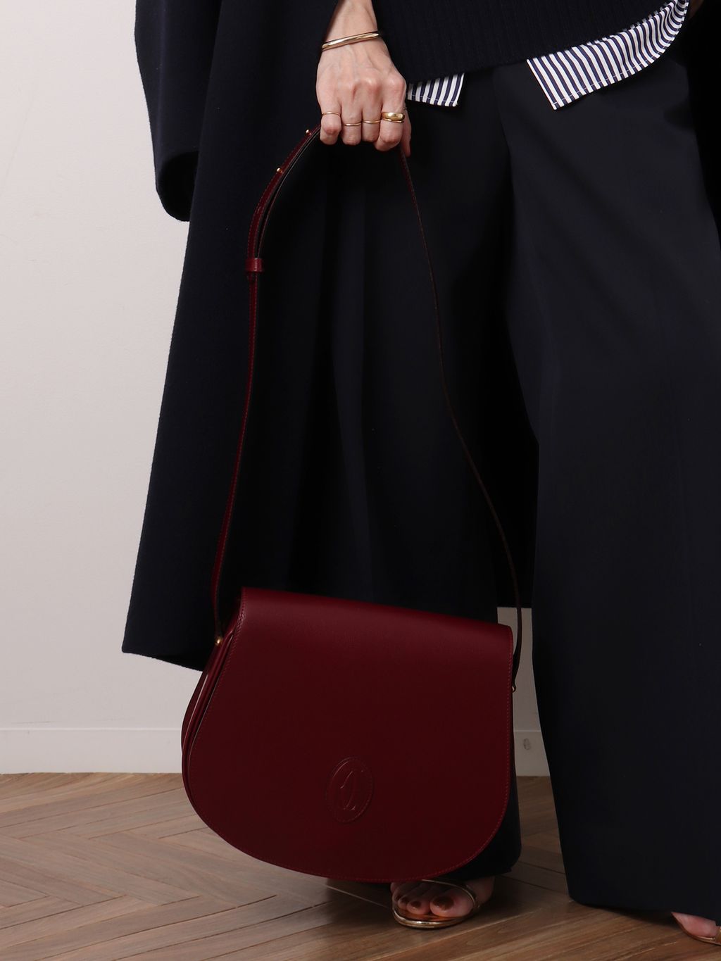 VINTAGE CARTIER/カルティエ】Must de cartier ショルダーバッグの
