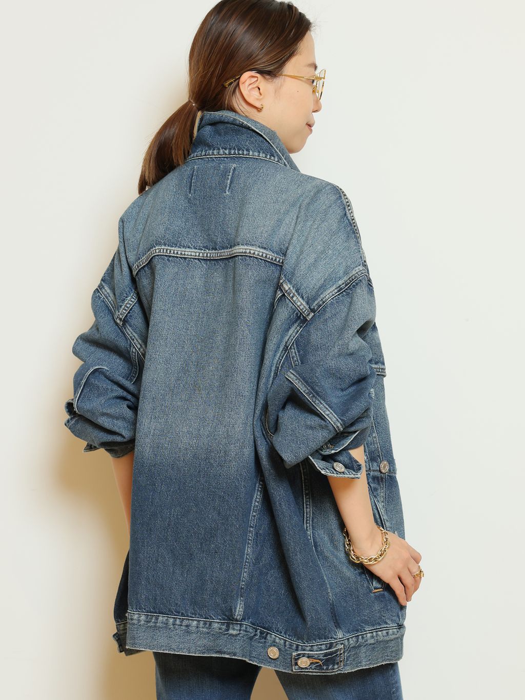 AGOLDE / エー・ゴールド・イー】REWORKED WAYNE ジャケット（DENIM