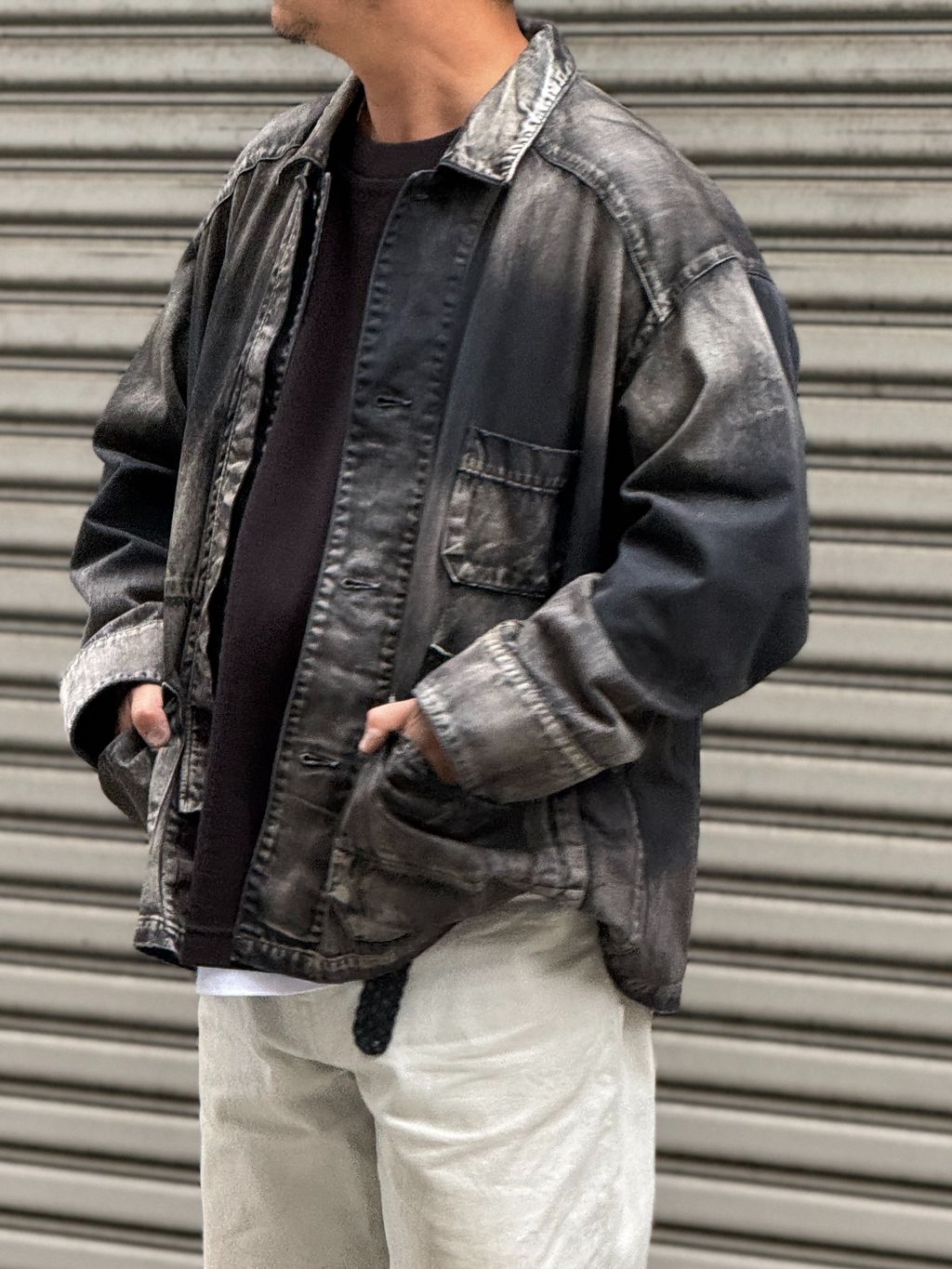ANCELLM / アンセルム WISM別注 AGING COVERALL JACKETの