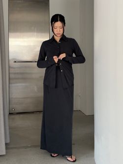 IENA LA BOUCLE LIBERTYコットンローンオールインワンのコーディネート