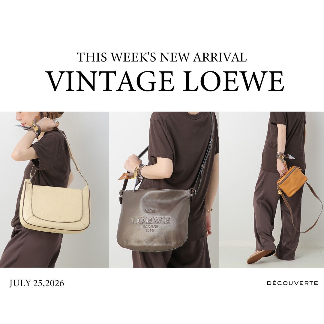 NEW ARRIVALS】 VINTAGE LOEWE｜DECOUVERTE｜ブログ｜BAYCREW'S STORE