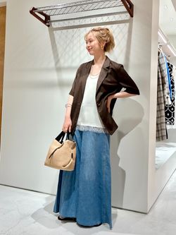5 1/2 8oz FLARE-LINE DEIMのコーディネートスナップ（kaori）｜Spick