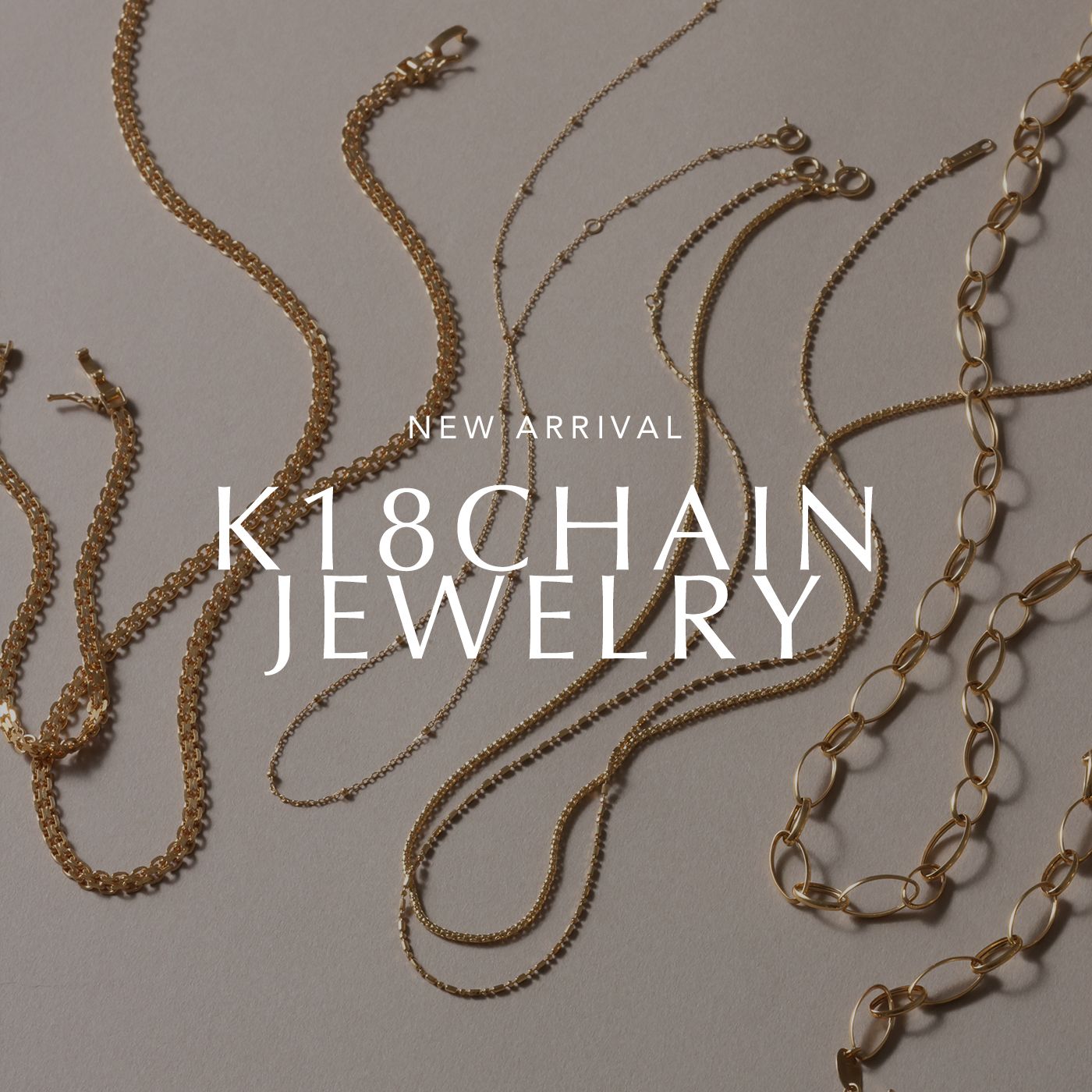 Lilas】＼NEW／K18チェーンジュエリー発売！｜Lilas｜ブログ