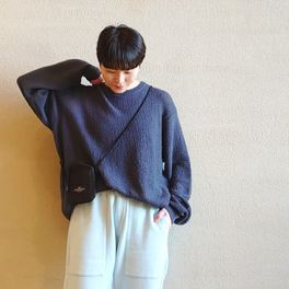 サテン カーゴパンツのコーディネートスナップ（N.N）｜journal