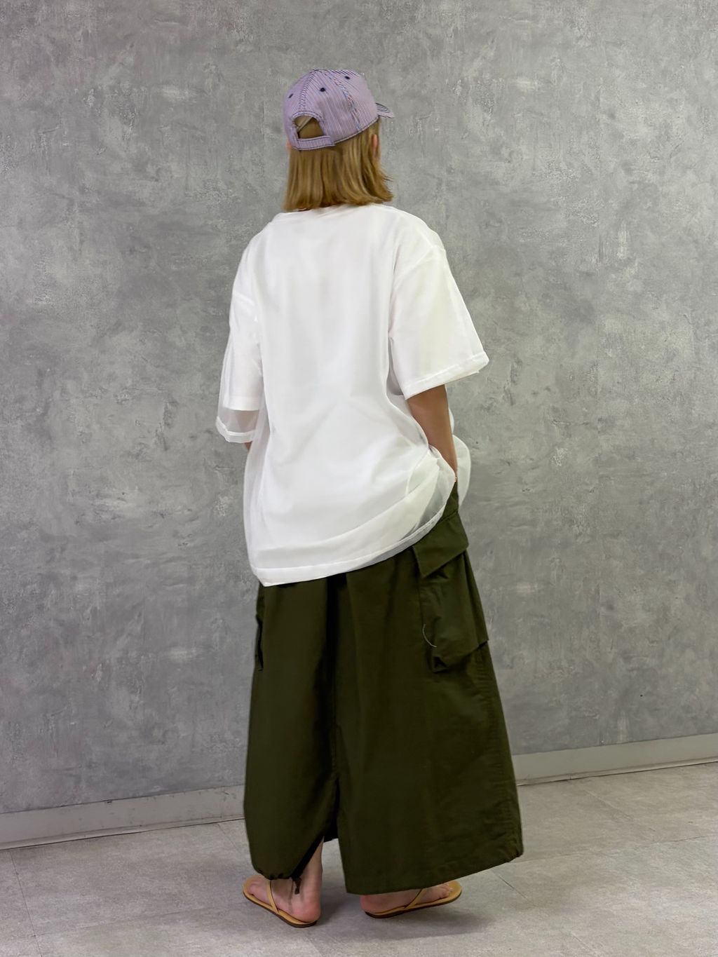 SUNDAY Sheer Tシャツのコーディネートスナップ（A.O）｜journal
