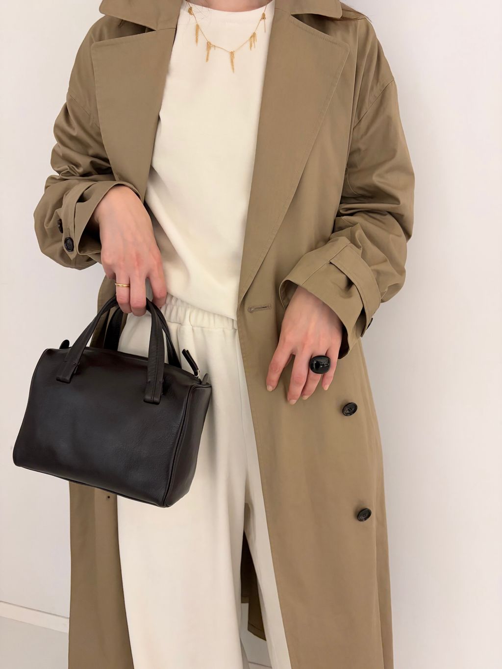 追加》lady trench コート 2のコーディネートスナップ（Hata）｜Plage