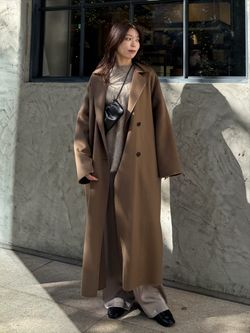 追加》HAMILTON PEA コートのコーディネートスナップ（ENO）｜Plage