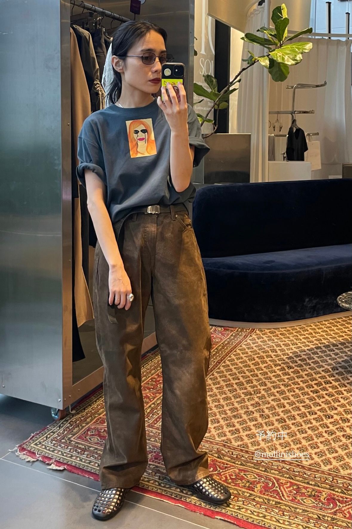 LEE for CITYSHOP｜FAUX LEATHER パンツ STAFF SNAP｜CITYSHOP｜ブログ