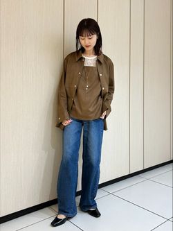 追加》フェイクスエードオープンカラージャケット（その他ブルゾン