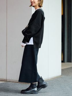 ≪追加≫ダブルジャガードプルオーバーのコーディネートスナップ（tomo