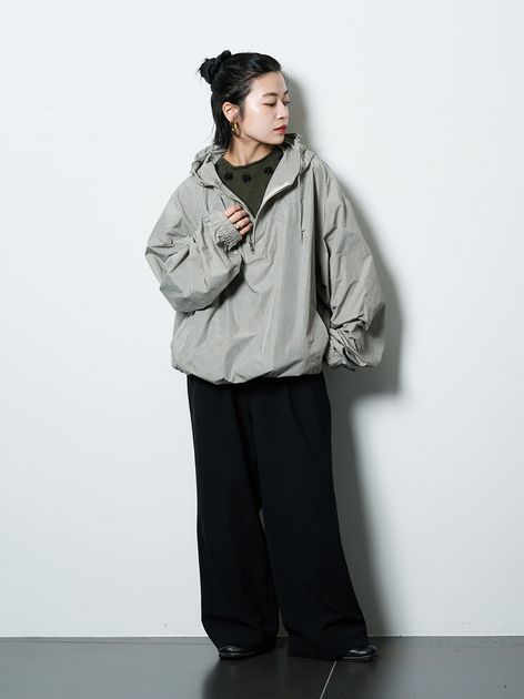 THE MOOD] アノラックパーカーのコーディネートスナップ（CHIHIRO