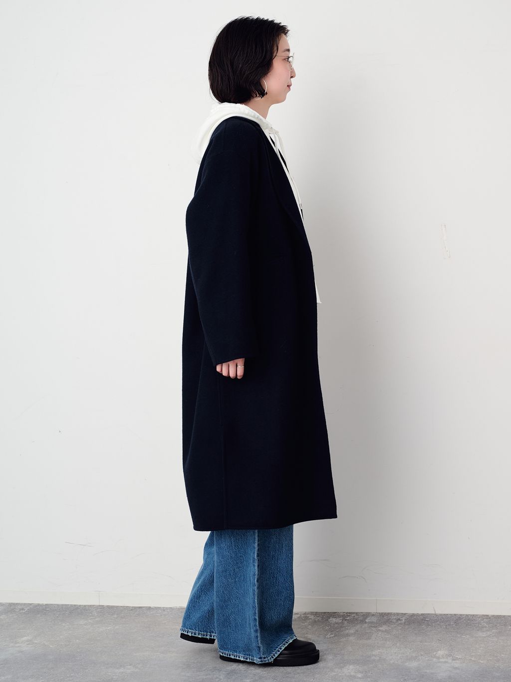 シリーズあり/追加予約》souple woolダブルフェイスチェスターコートの
