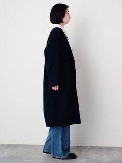 シリーズあり/追加予約》souple woolダブルフェイスチェスターコートの