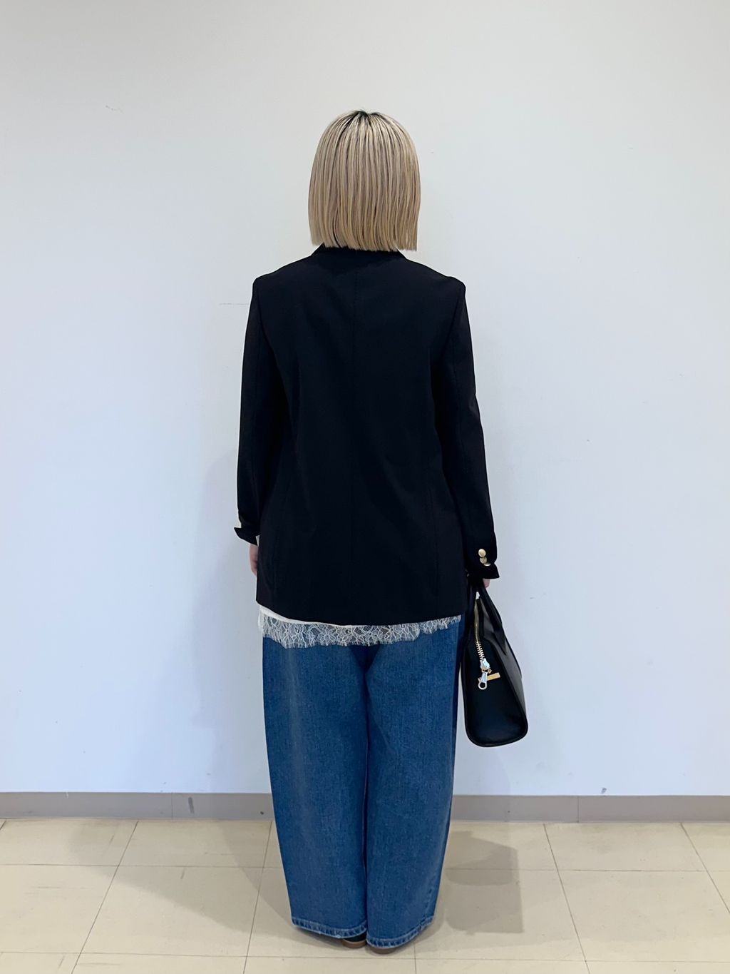新色有り / 追加》プレーンウィーブダブルブレストジャケットの