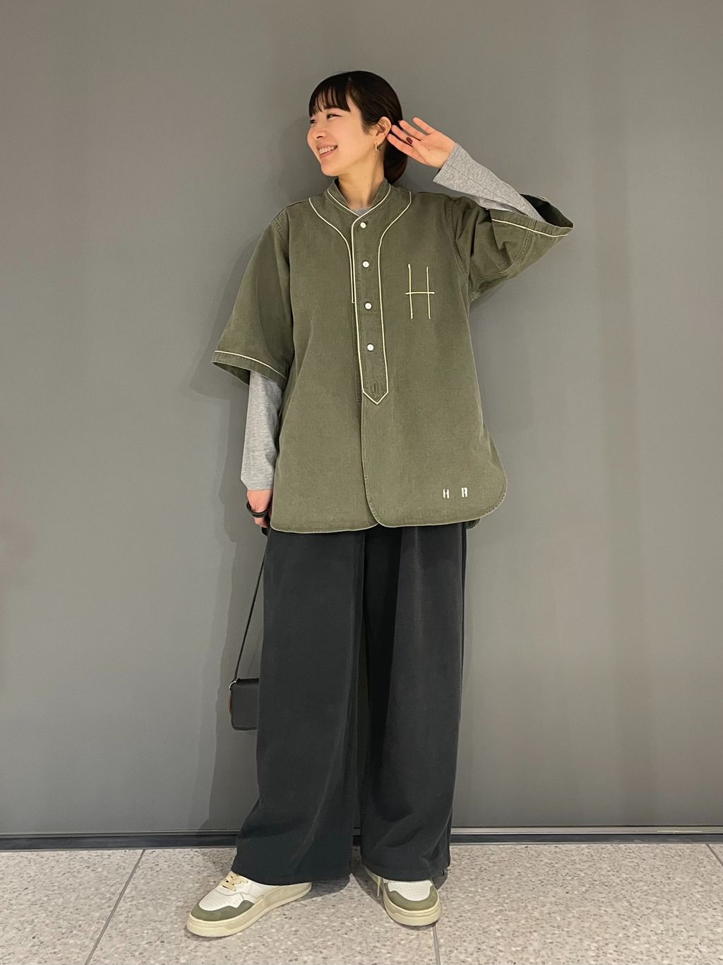 HARi 】for luxe BASEBALL SHIRTのコーディネートスナップ（A.T
