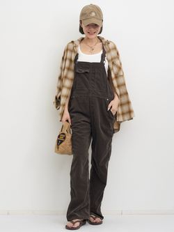 STAMMBAUM/シュタンバウム】 Corduroy Overallのコーディネート