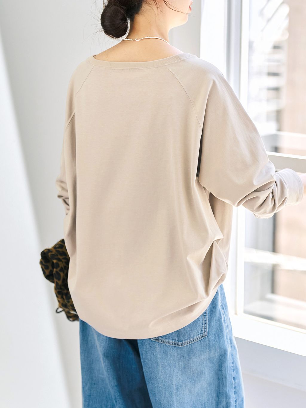 WEB限定カラー有り / 追加予約》ボートネックバックタックプルオーバー