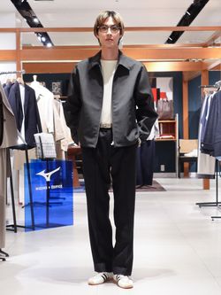 AURALEE (オーラリー) BONDED TROPICAL WOOL ZIP BLOUSONの
