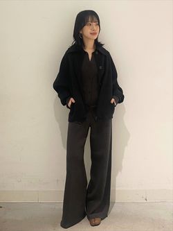 Plage R'IAM RIBシェイプカーディガン 追加》R'IAM RIBシェイプカーディガンのコーディネートスナップ（sae