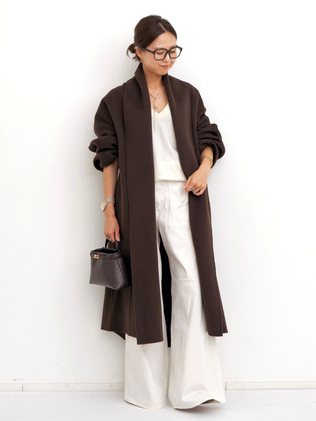 LIBERADD/リベラド】 LONG COATのコーディネートスナップ（STAFF.T