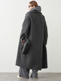 CASHEEP LONG コートのコーディネートスナップ（MIZU）｜Deuxieme