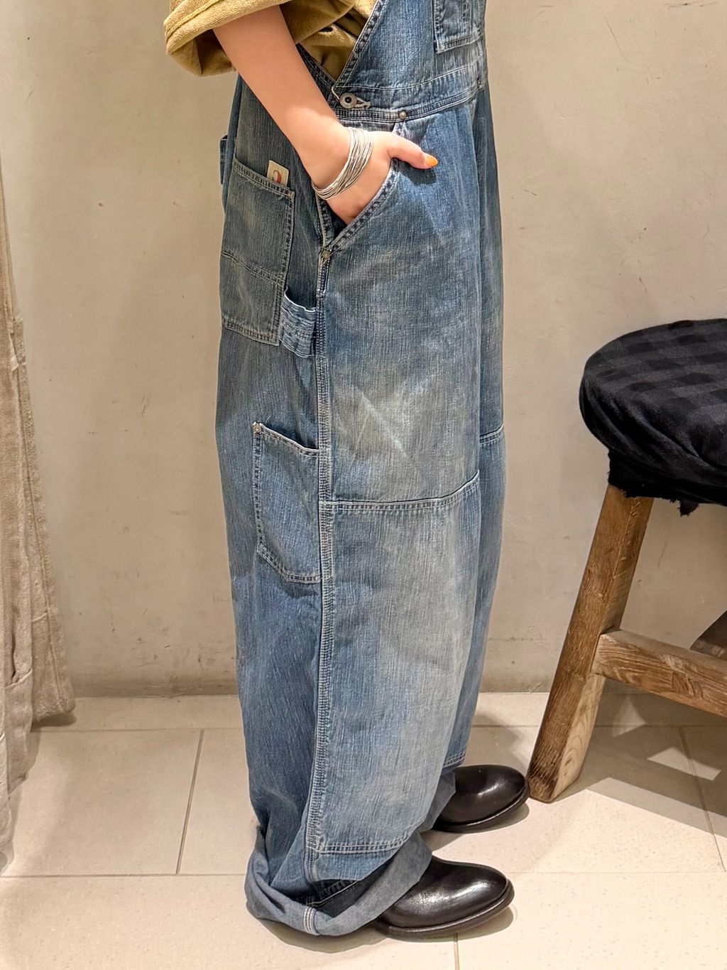 chimala】 8.5OZ W WIDTH DENIM OVERALLのコーディネートスナップ（AT