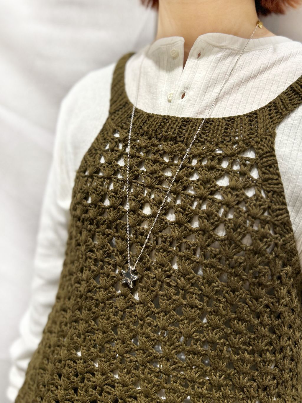 MAYDI】hand-knitted Tank Topのコーディネートスナップ（A.T