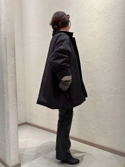 撥水tailored puff コートのコーディネートスナップ（Jun）｜Plage