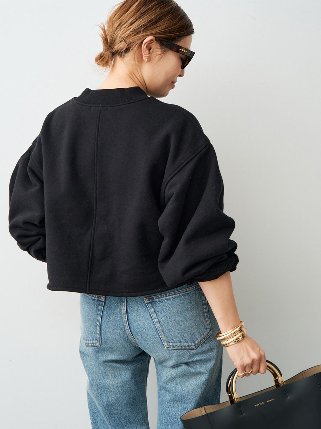 予約》CELERI モックネック スウェットのコーディネートスナップ（HIRO