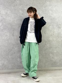Tabbyリネン シャツブルゾンのコーディネートスナップ（M.F）｜journal